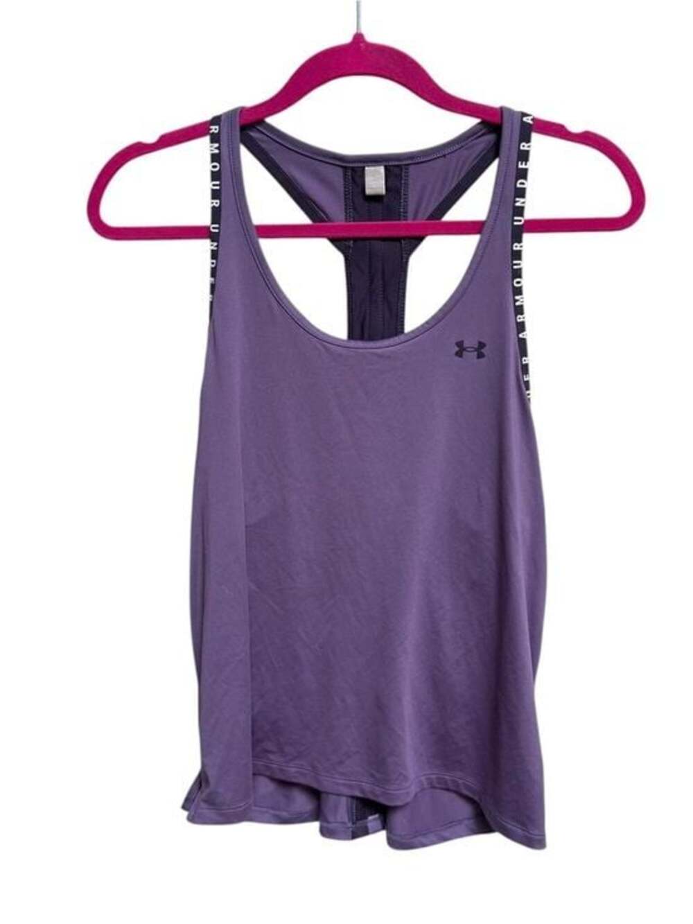 Under Armour Purple Performance Racerback Tank Size PS